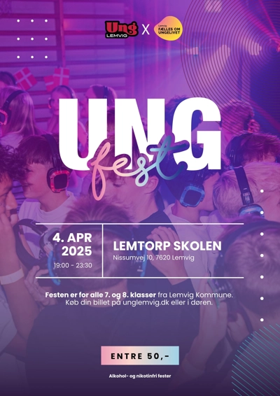 Plakat til Ungfest